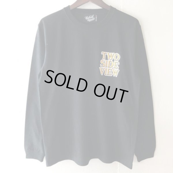 画像2: 【CRACKLIMB】TWO SIDE VIEW LONG TEE + CDセット (BLACK) (2)