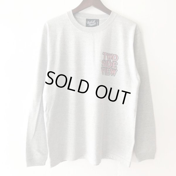 画像2: 【CRACKLIMB】TWO SIDE VIEW LONG TEE + CDセット (GRAY) (2)