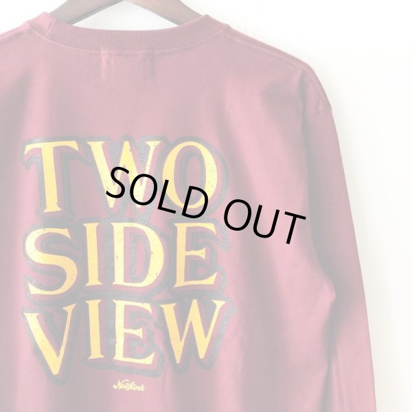 画像5: 【CRACKLIMB】TWO SIDE VIEW LONG TEE + CDセット (WINE) (5)