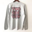 画像3: 【CRACKLIMB】TWO SIDE VIEW LONG TEE + CDセット (GRAY) (3)