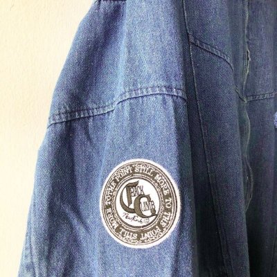 画像1: 【CRACKLIMB】DENIM HOOD PARKER
