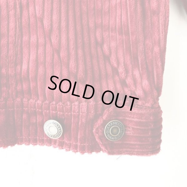 画像7: 【CRACKLIMB】THICK CODYROY JACKET (WINE) (7)