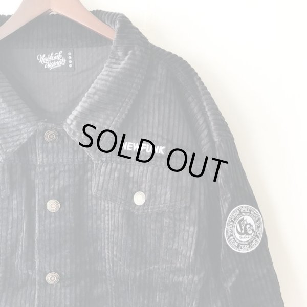 画像3: 【CRACKLIMB】THICK CODYROY JACKET (BLACK) (3)
