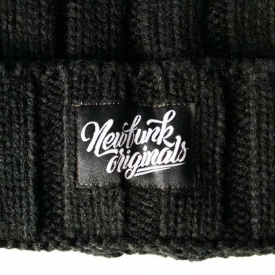 画像1: 【NEWFUNK】NF Originals KNIT CAP (BLACK)