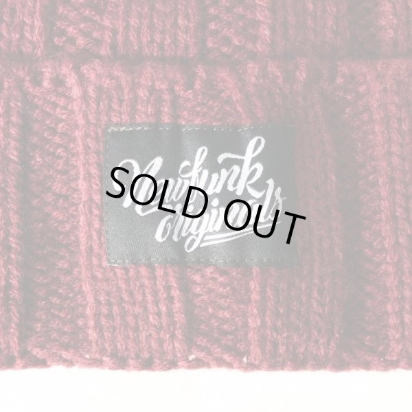 画像2: 【NEWFUNK】NF Originals KNIT CAP (WINE) (2)