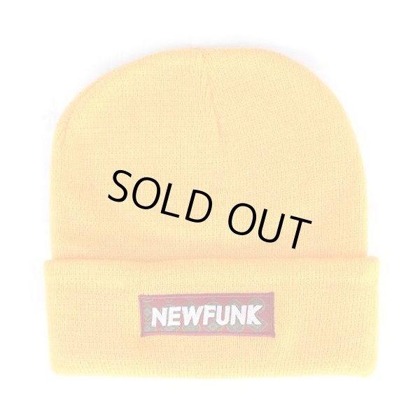 画像1: 【CRACKLIMB】NEWFUNK BOX KNIT CAP (Yellow) (1)