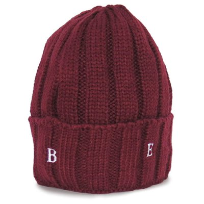 画像2: 【LIBE BRAND】ROUND LOGO RIB KNIT CAP