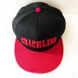 画像3: 【CRACKLIMB】ARCH CRACK SNAPBACK CAP (BLACK×RED) (3)