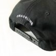 画像5: 【CRACKLIMB】ARCH CRACK SNAPBACK CAP (BLACK) (5)