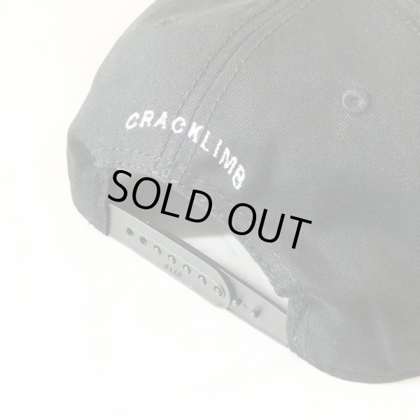 画像5: 【CRACKLIMB】ARCH CRACK SNAPBACK CAP (BLACK) (5)