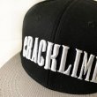 画像4: 【CRACKLIMB】ARCH CRACK SNAPBACK CAP (BLACK×GRAY) (4)