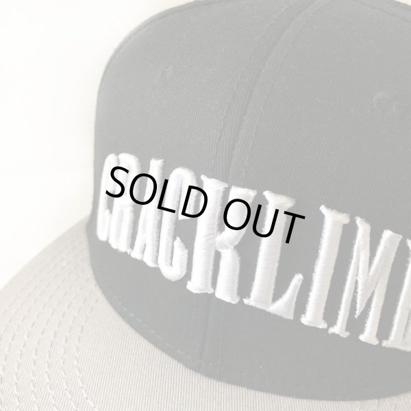 画像4: 【CRACKLIMB】ARCH CRACK SNAPBACK CAP (BLACK×GRAY) (4)