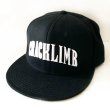 画像1: 【CRACKLIMB】ARCH CRACK SNAPBACK CAP (BLACK) (1)