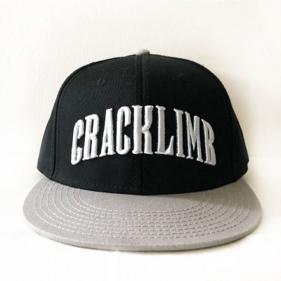 画像3: 【CRACKLIMB】ARCH CRACK SNAPBACK CAP (BLACK×GRAY)