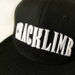 画像4: 【CRACKLIMB】ARCH CRACK SNAPBACK CAP (BLACK) (4)