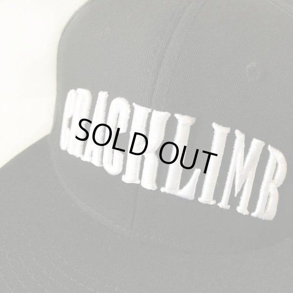 画像4: 【CRACKLIMB】ARCH CRACK SNAPBACK CAP (BLACK) (4)