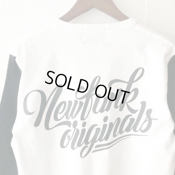 画像4: 【NEWFUNK】NEWFUNK ORIGINAL'S BASEBALL TEE (WHITE) (4)
