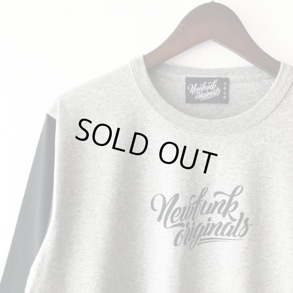 画像3: 【NEWFUNK】NEWFUNK ORIGINAL'S BASEBALL TEE (GRAY) (3)