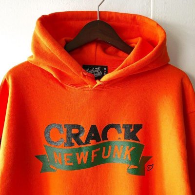 画像1: 【NEWFUNK】FLAG HOODIE (Orange)