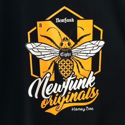 画像3: 【NEWFUNK】Honey Bee TEE (BLACK)