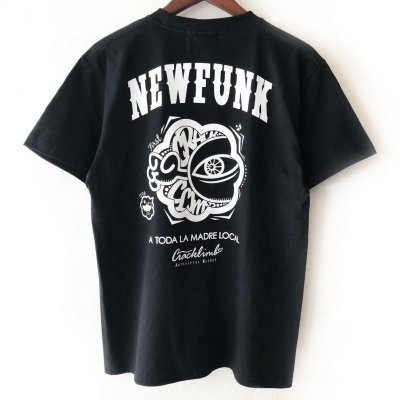 画像3: 【NEWFUNK】ONE HAND TEE (BLACK)