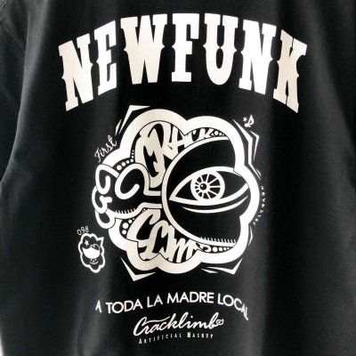 画像2: 【NEWFUNK】ONE HAND TEE (BLACK)