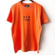 画像2: 【NEWFUNK】ONE HAND TEE (C-ORANGE) (2)