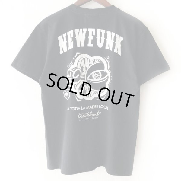 画像1: 【NEWFUNK】ONE HAND TEE (BLACK) (1)