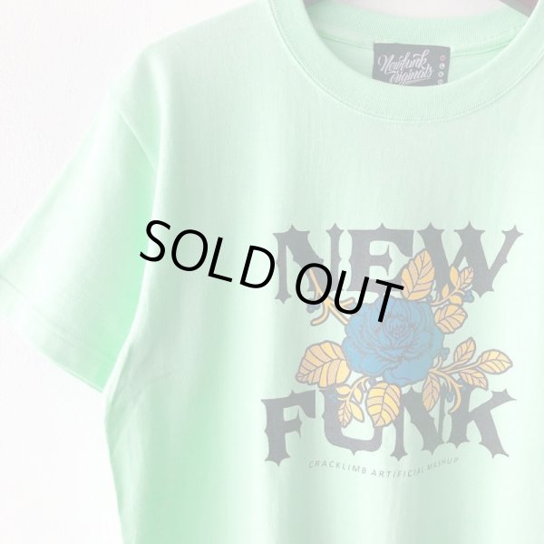 画像3: 【NEWFUNK】FLOWER TEE (MINT GREEN) (3)