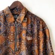 画像3: 【NEWFUNK】PAISLEY HALF ZIP SHIRT (BROWN) (3)