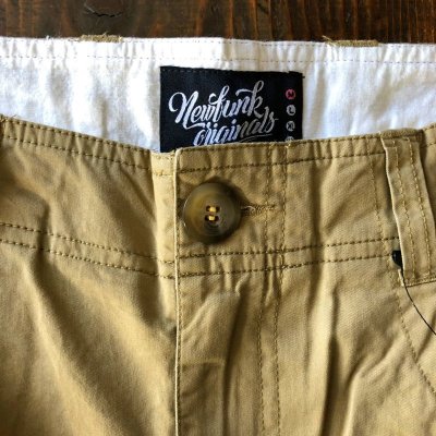 画像1: 【NEWFUNK】HALF CARGO PANTS (BEIGE)