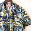 画像3: Pattern Shirt / Blue Aloha / size: L (3)