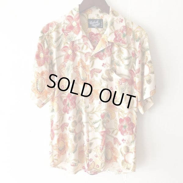 画像1: Pattern Shirt / Flower / size: M (1)