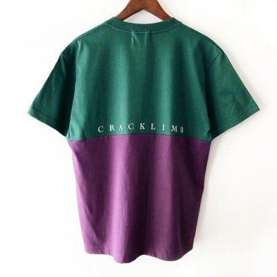 画像1: 【NEWFUNK】TURN BACK TEE (GRN/PPL)