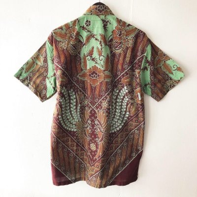 画像3: Pattern Shirt / Asia Brown / size: L