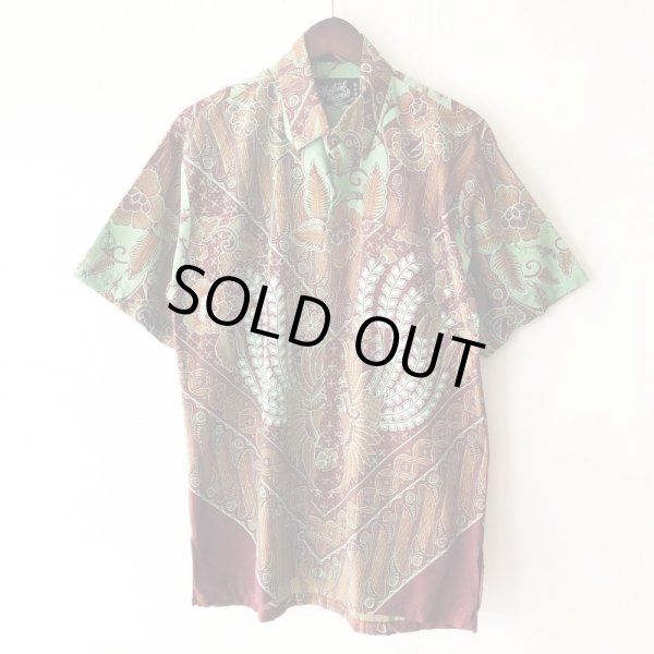 画像1: Pattern Shirt / Asia Brown / size: L (1)