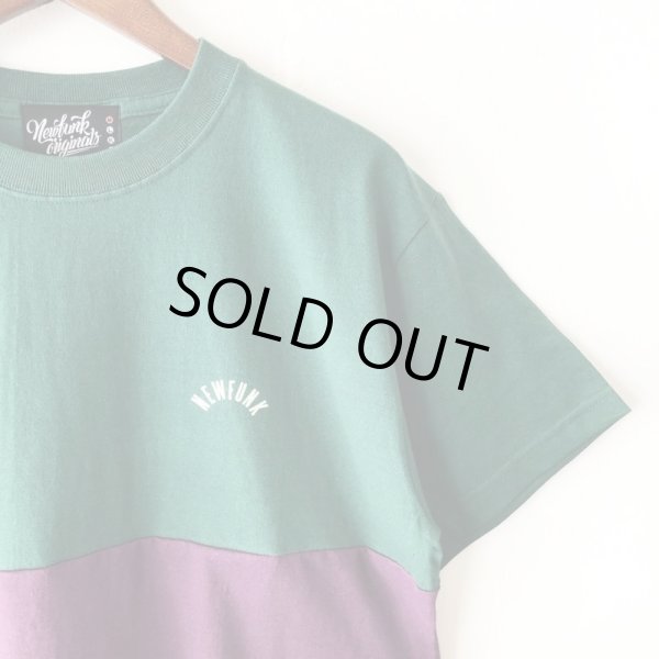 画像3: 【NEWFUNK】TURN BACK TEE (GRN/PPL) (3)