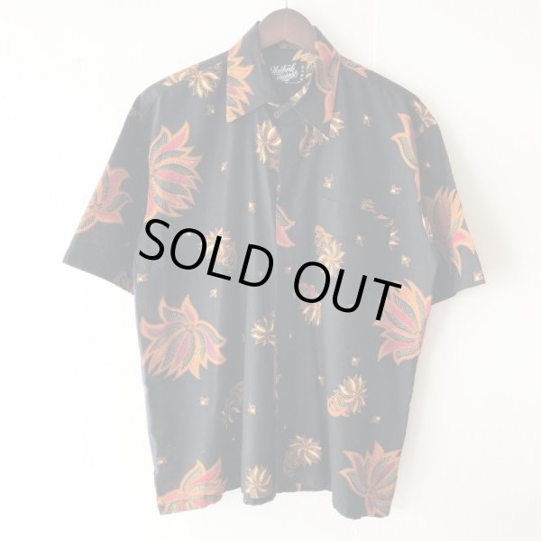 画像1: Pattern Shirt / Asia Black / size: L (1)