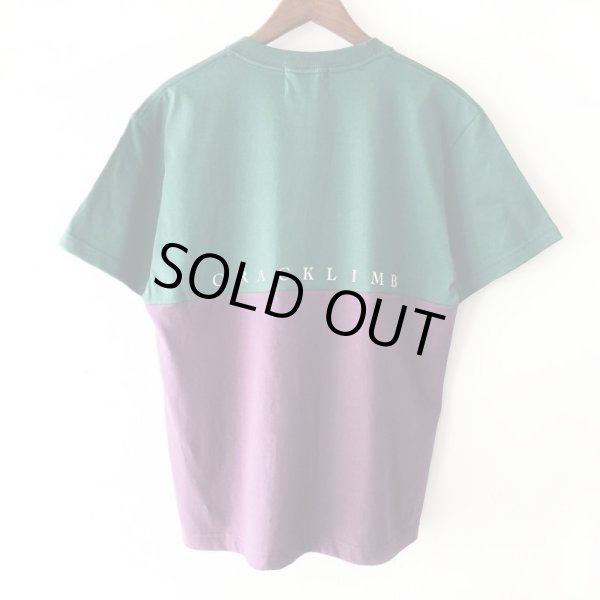 画像2: 【NEWFUNK】TURN BACK TEE (GRN/PPL) (2)