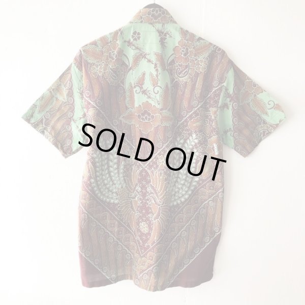 画像2: Pattern Shirt / Asia Brown / size: L (2)