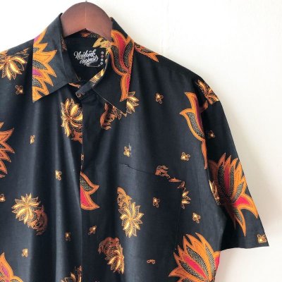 画像2: Pattern Shirt / Asia Black / size: L