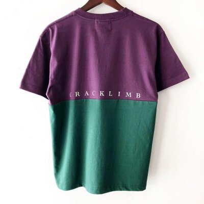 画像1: 【NEWFUNK】TURN BACK TEE (PPL/GRN)