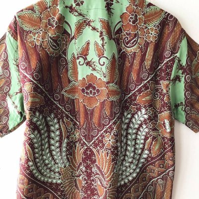 画像2: Pattern Shirt / Asia Brown / size: L