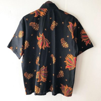 画像1: Pattern Shirt / Asia Black / size: L