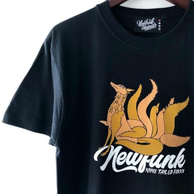 画像1: 【NEWFUNK】NINE TAILED FOXXX TEE / 9th.Anniversary Limited (BLACK)