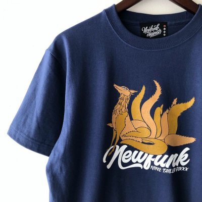 画像1: 【NEWFUNK】NINE TAILED FOXXX TEE / 9th.Anniversary Limited (NAVY)