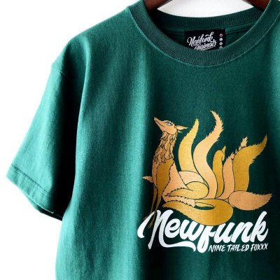 画像1: 【NEWFUNK】NINE TAILED FOXXX TEE / 9th.Anniversary Limited (IVY GREEN)