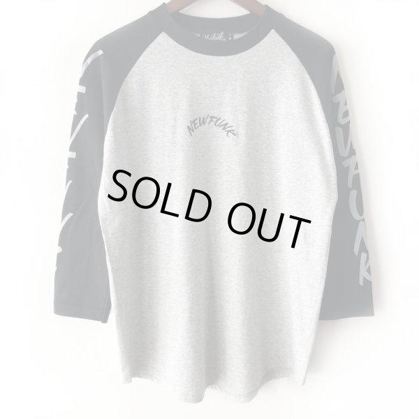 画像2: 【NEWFUNK】SIBA "MARIA" RAGLAN TEE  (BLK/GRY) (2)