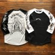 画像7: 【NEWFUNK】SIBA "MARIA" RAGLAN TEE  (BLK/GRY) (7)