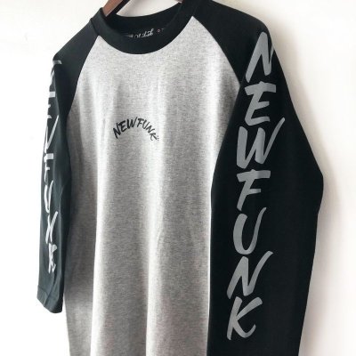 画像3: 【NEWFUNK】SIBA "MARIA" RAGLAN TEE  (BLK/GRY)